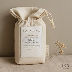 Casa Luna - Home Rayon Bamboo Bedding Set With Pillowcases - Queen Size -